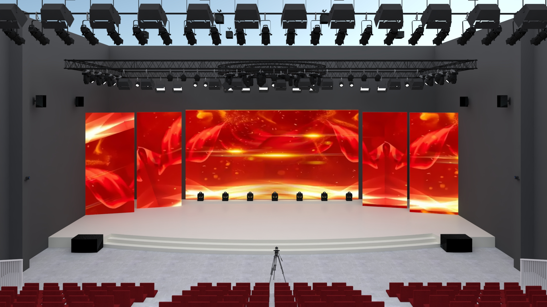广播级演播大厅（400-600m²）