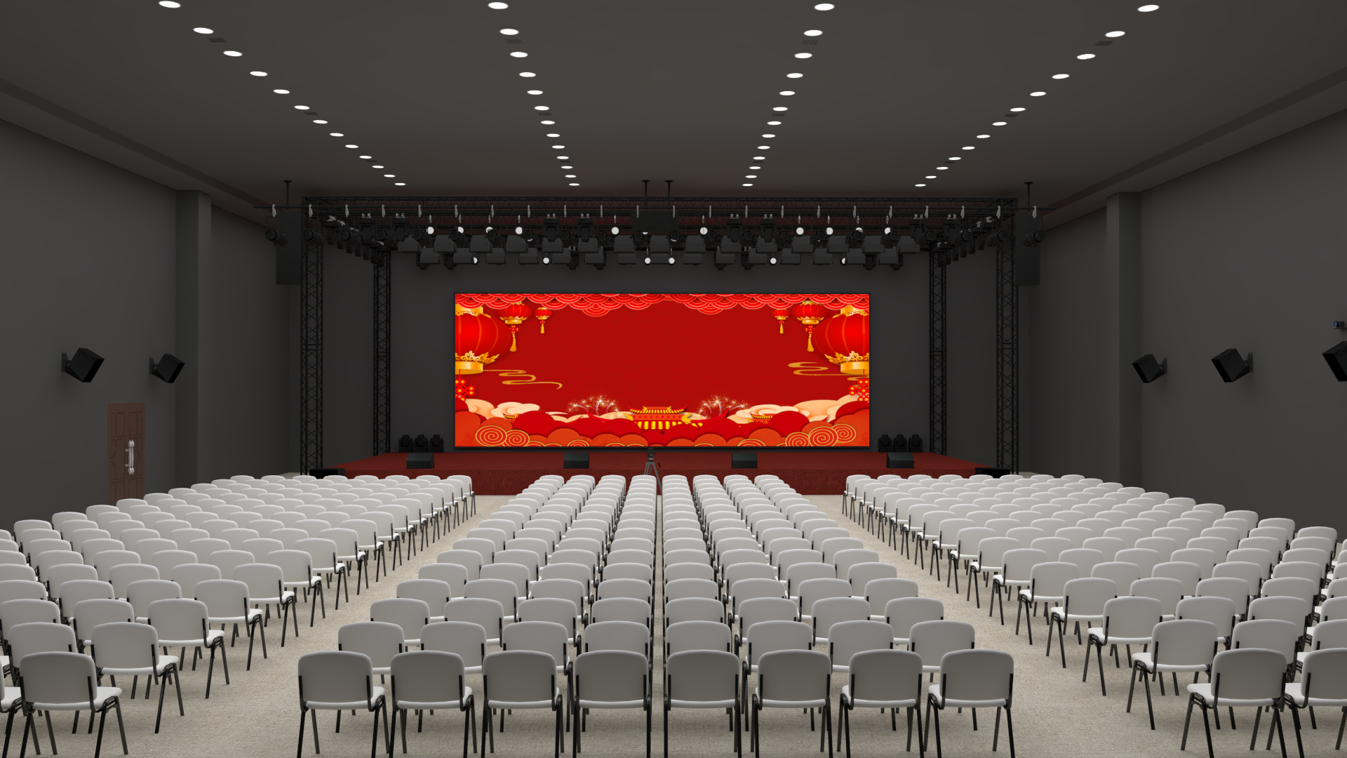 室内大型演出（400-600m²）