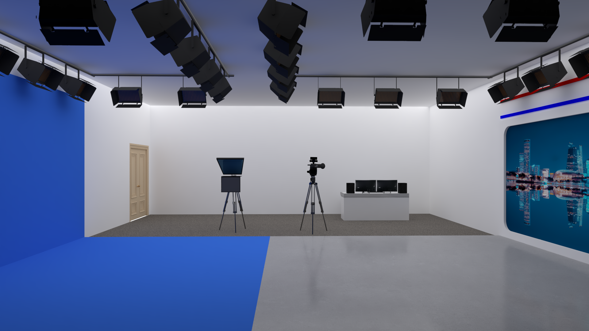 新闻演播厅（81-100m²）