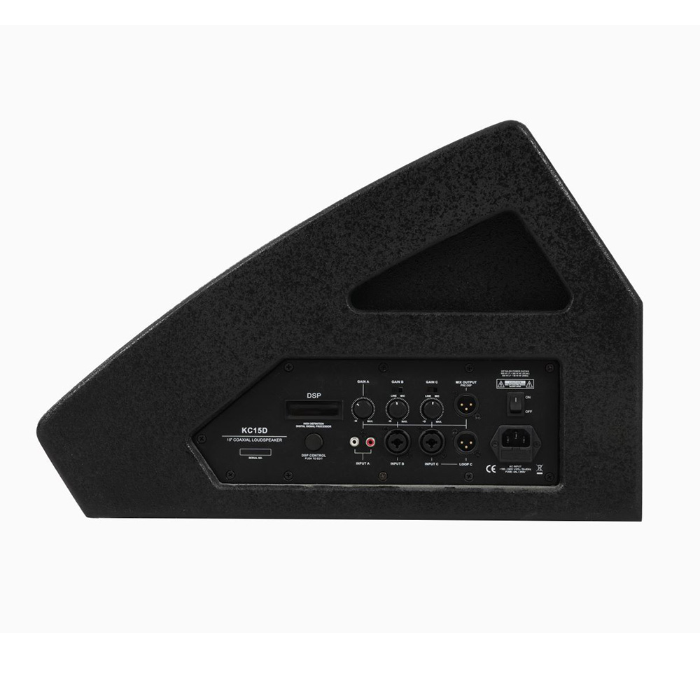 音王二分频同轴返听音箱KC15D侧面