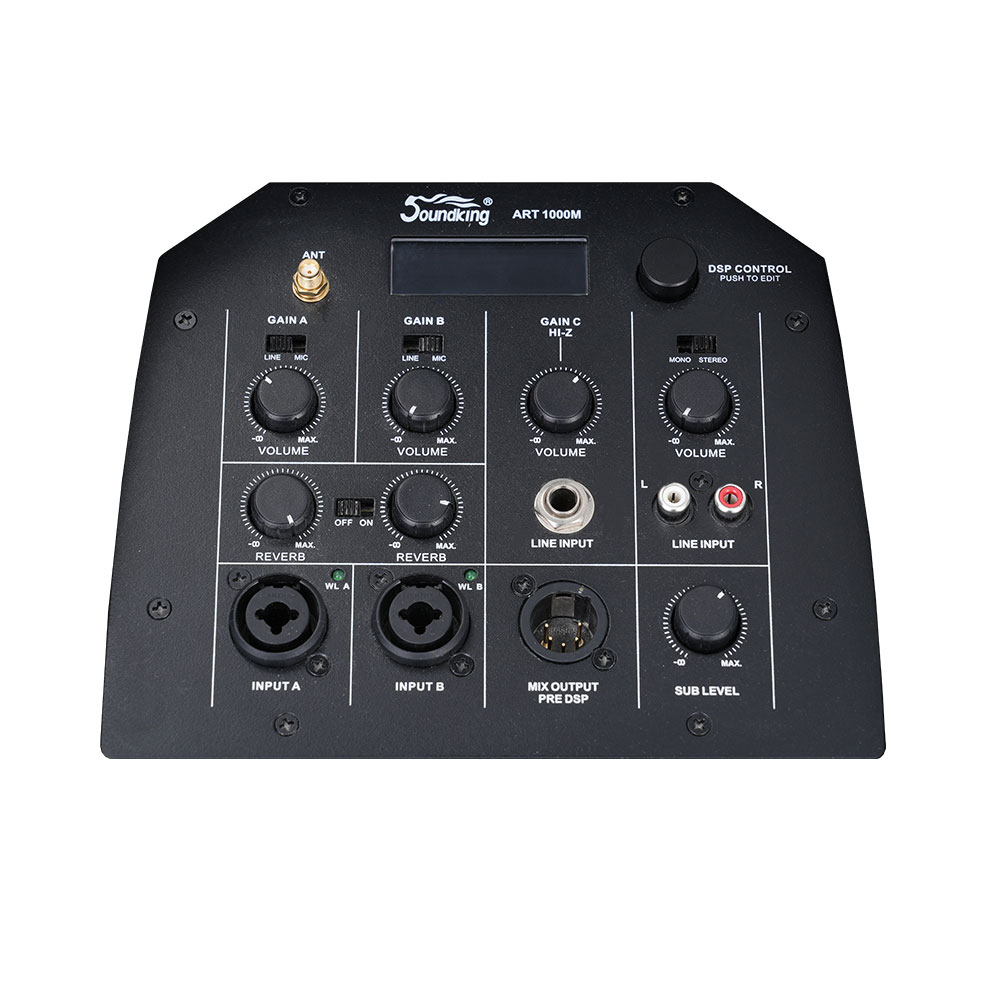 音王无线麦克风组合音响系统 （ART系列）ART 1000M背面