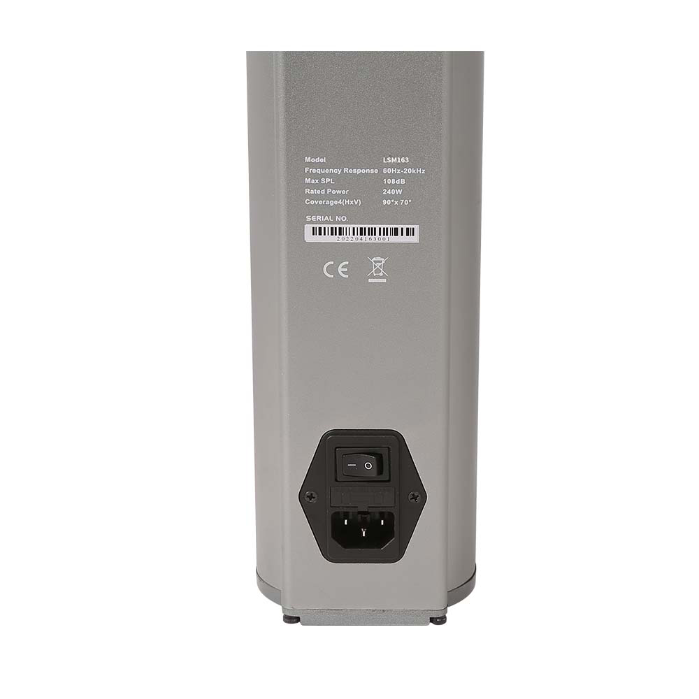 音王有源线性阵列全频音柱LSM163背面